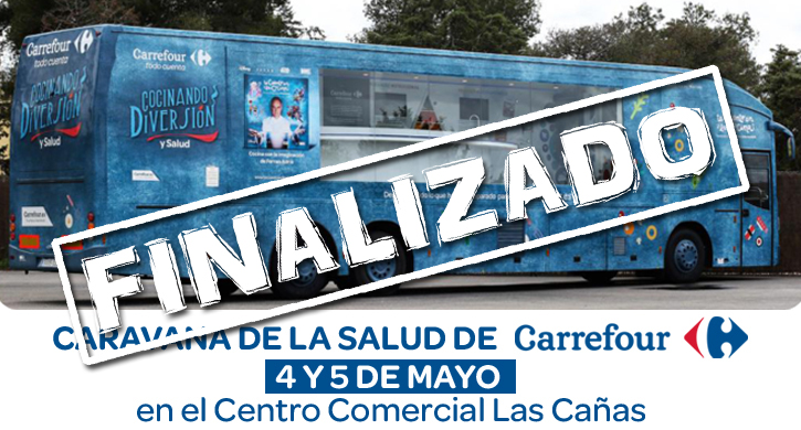 La Caravana de la Salud de Carrefour llega al Parque Comercial Las Cañas los días 4 y 5 de mayo