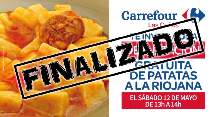 Carrefour Las Cañas te invita a una degustación GRATUITA de patatas a la riojana